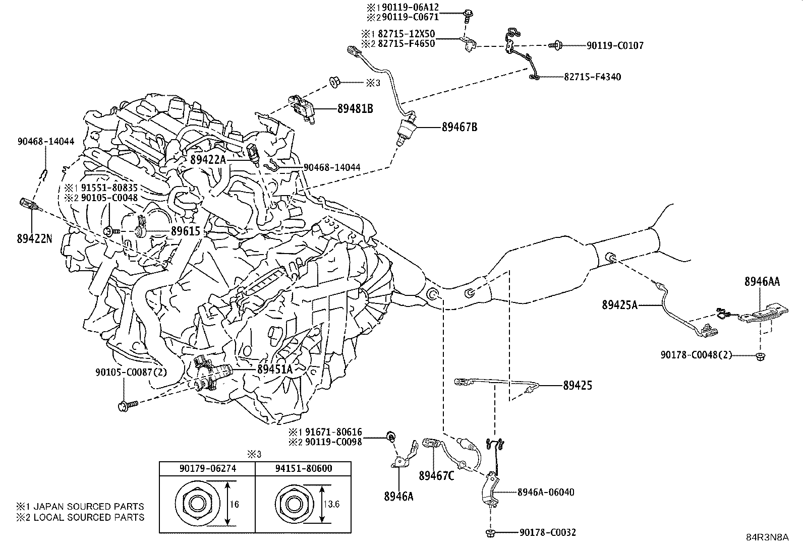 83320-06240 GAGE ASSY, FUEL SENDER product image