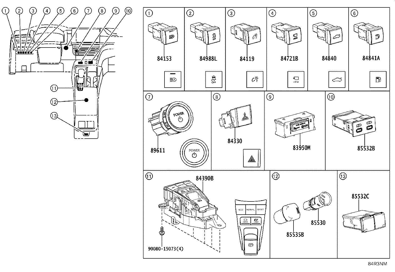 28850-F0050 SENSOR ASSY, BATTERY STATE product image