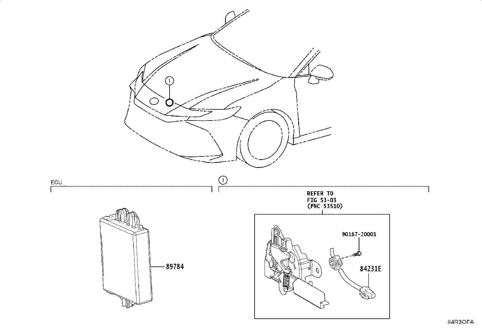 89784-0E170 COMPUTER, IMMOBILIZER CODE product image