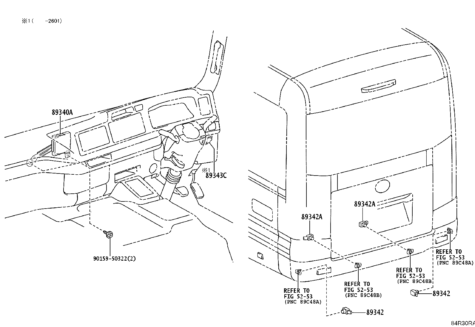 89340-36020 COMPUTER ASSY, CLEARANCE WARNING product image