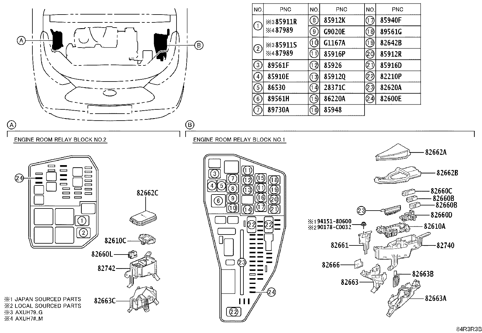 28859-F0390 HOLDER, BATTERY CURRENT SENSOR product image