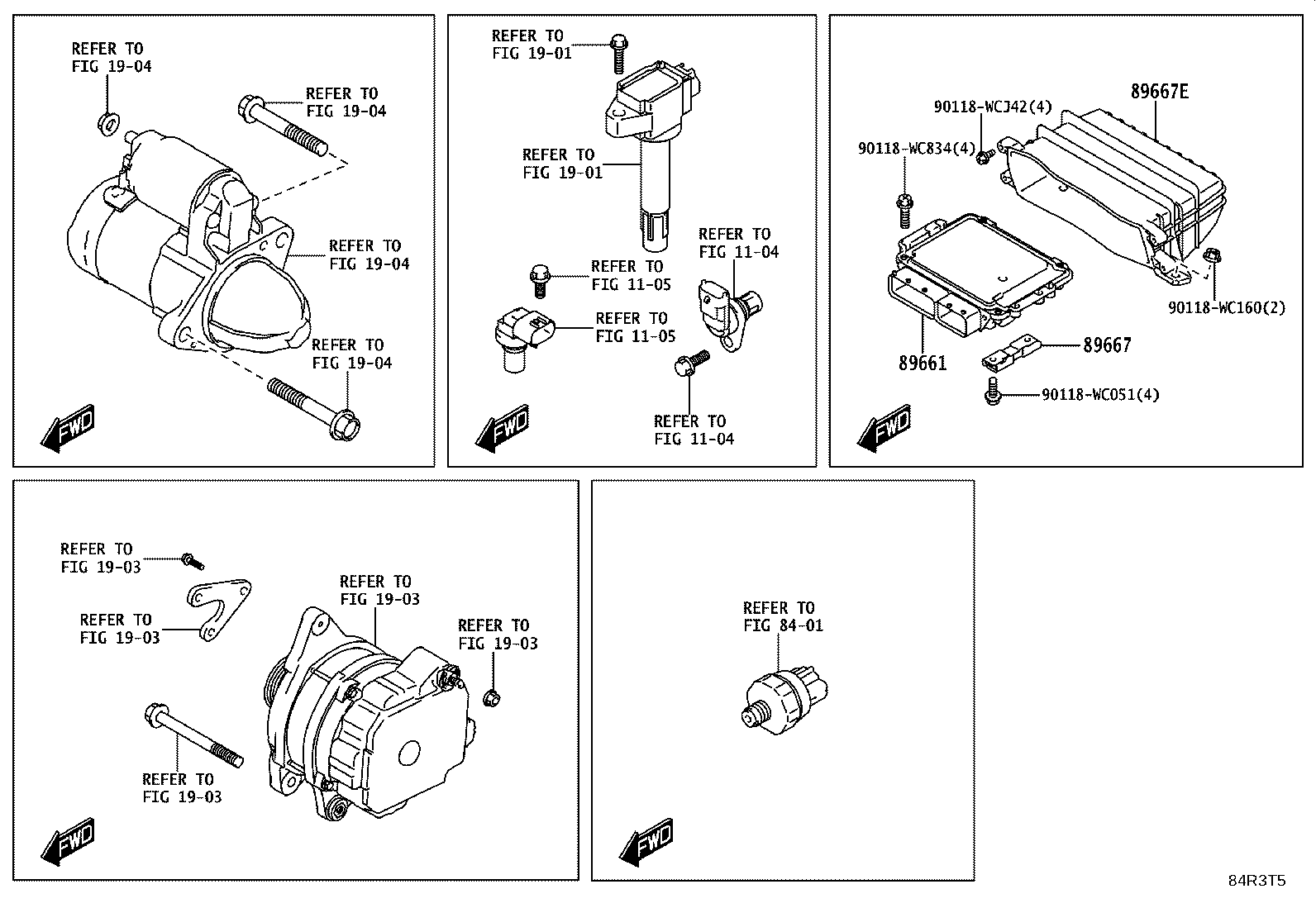 89667-WC019 BRACKET, ENGINE CONTROL COMPUTER product image