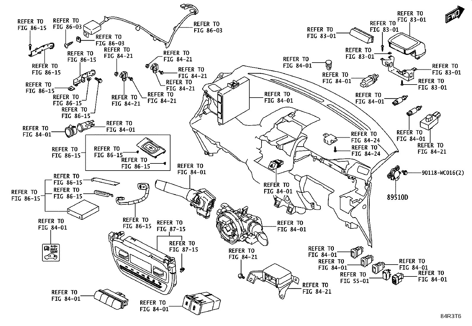 89542-WC004 SENSOR, SPEED, FRONT RH product image