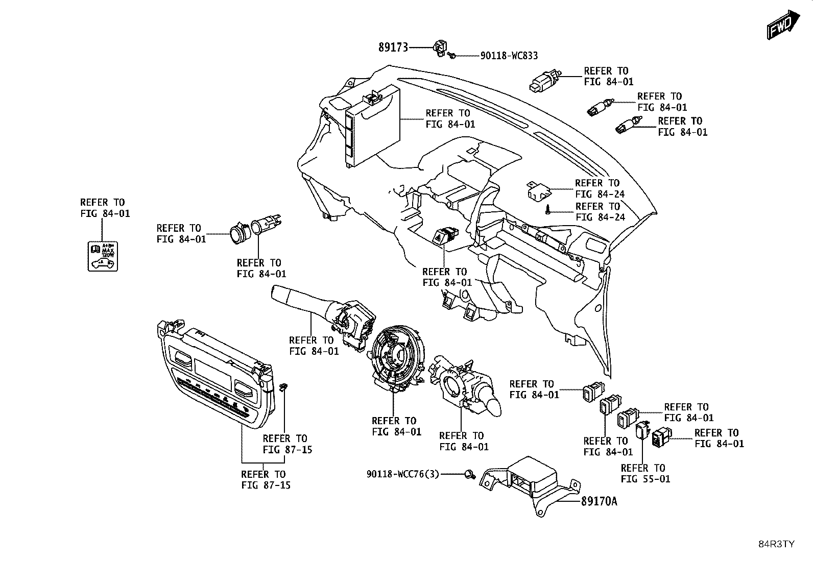 89170-WC020 COMPUTER ASSY, AIR BAG product image