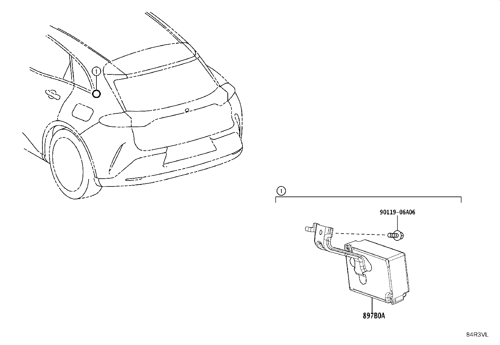 897B0-30290 RECEIVER ASSY, ELECTRICAL KEY & TPMS product image