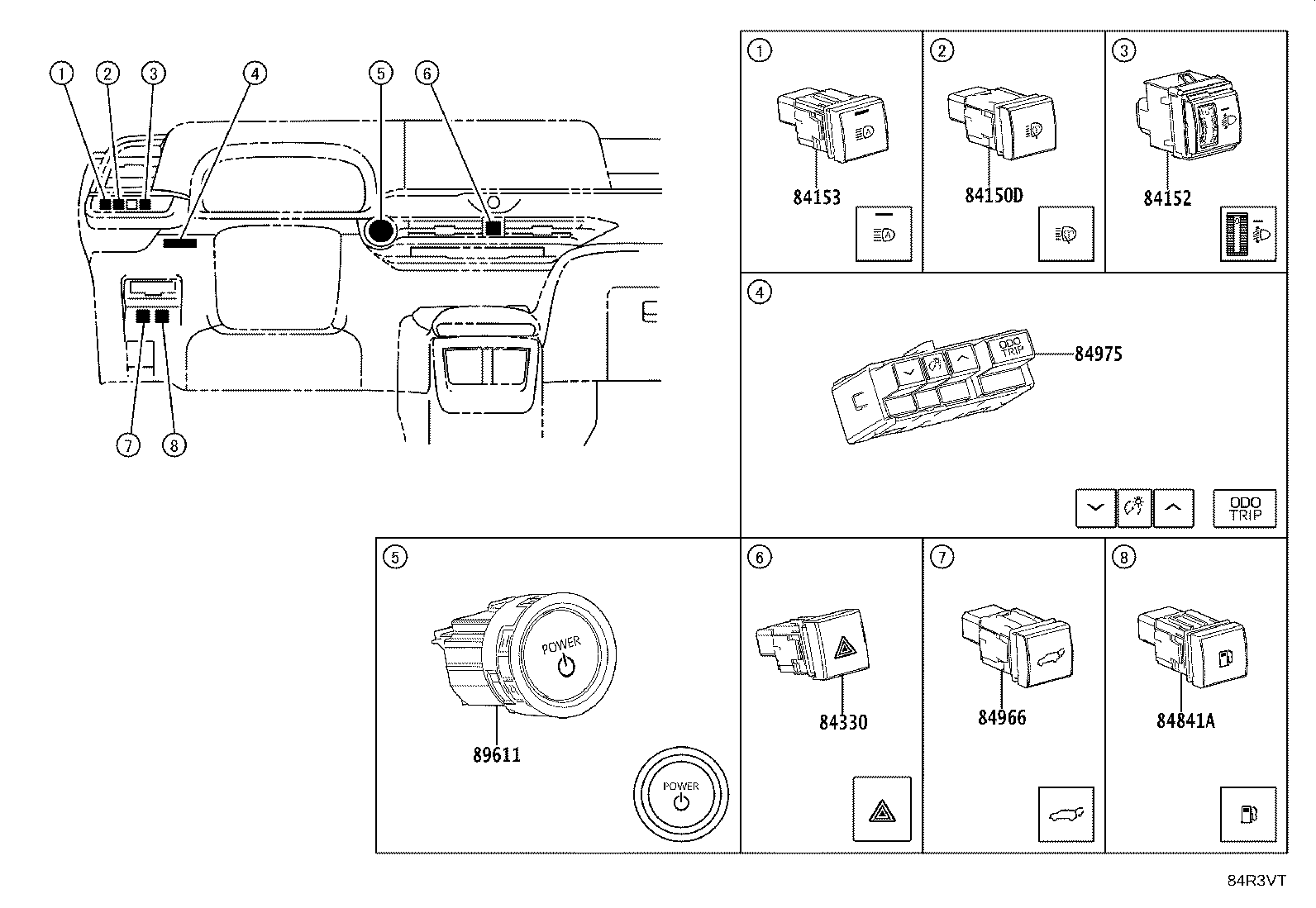 52563-30180 BRACKET, BLIND SPOT MONITOR, LH product image