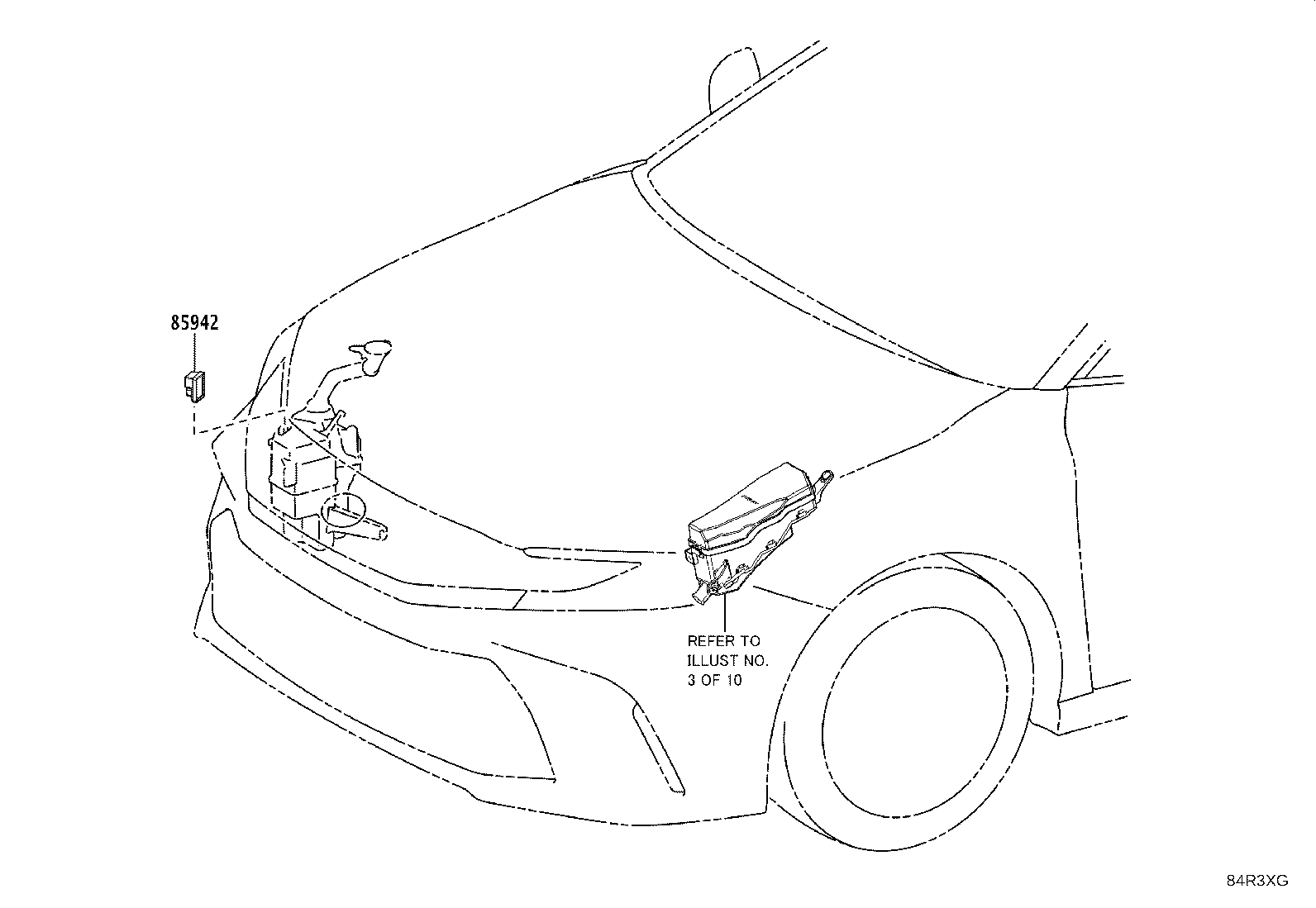 28859-25150 HOLDER, BATTERY CURRENT SENSOR product image