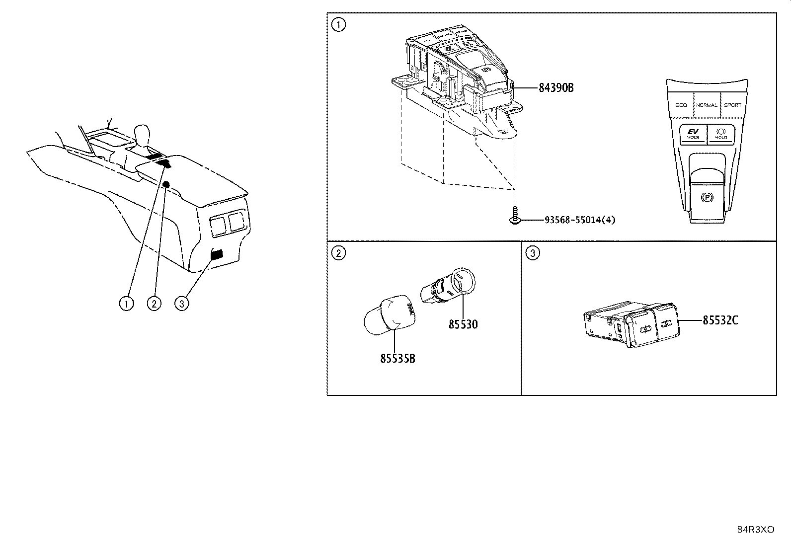 28859-25150 HOLDER, BATTERY CURRENT SENSOR product image