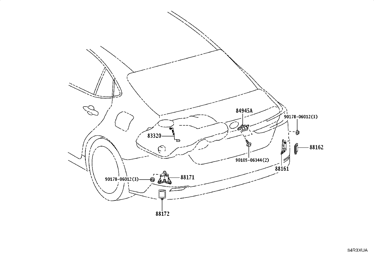 28859-25150 HOLDER, BATTERY CURRENT SENSOR product image