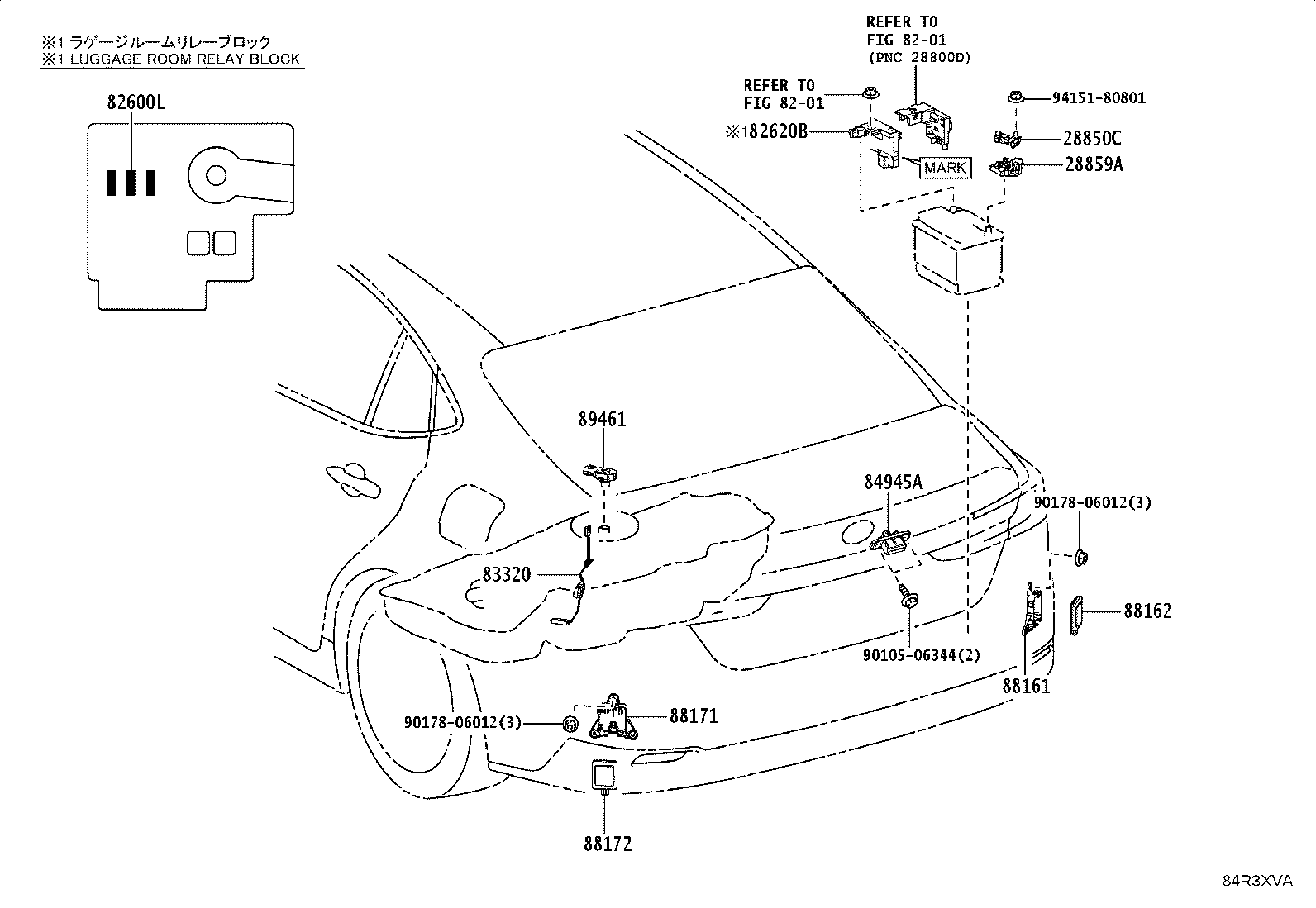 28859-25150 HOLDER, BATTERY CURRENT SENSOR product image