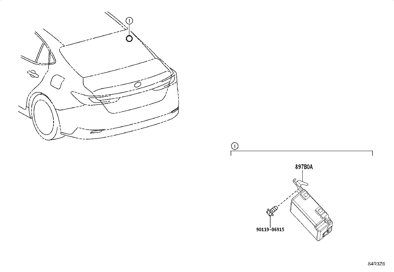 897B0-33560 RECEIVER ASSY, ELECTRICAL KEY & TPMS product image