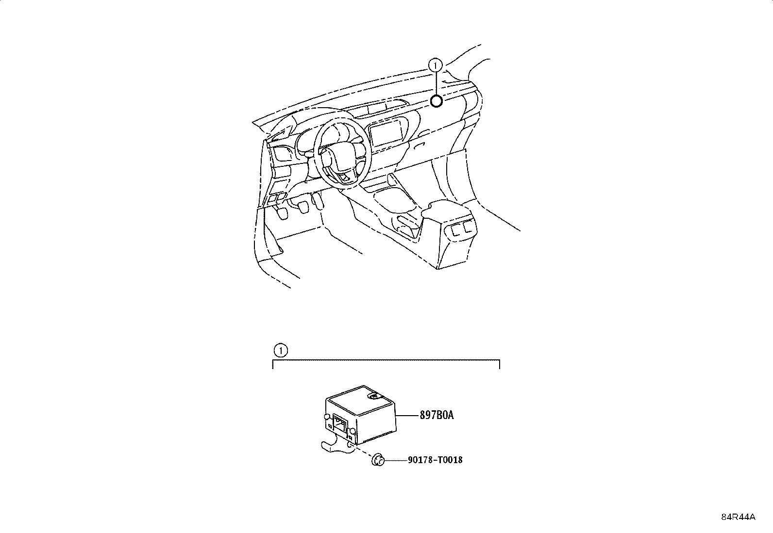 897B0-0K170 RECEIVER ASSY, ELECTRICAL KEY & TPMS product image