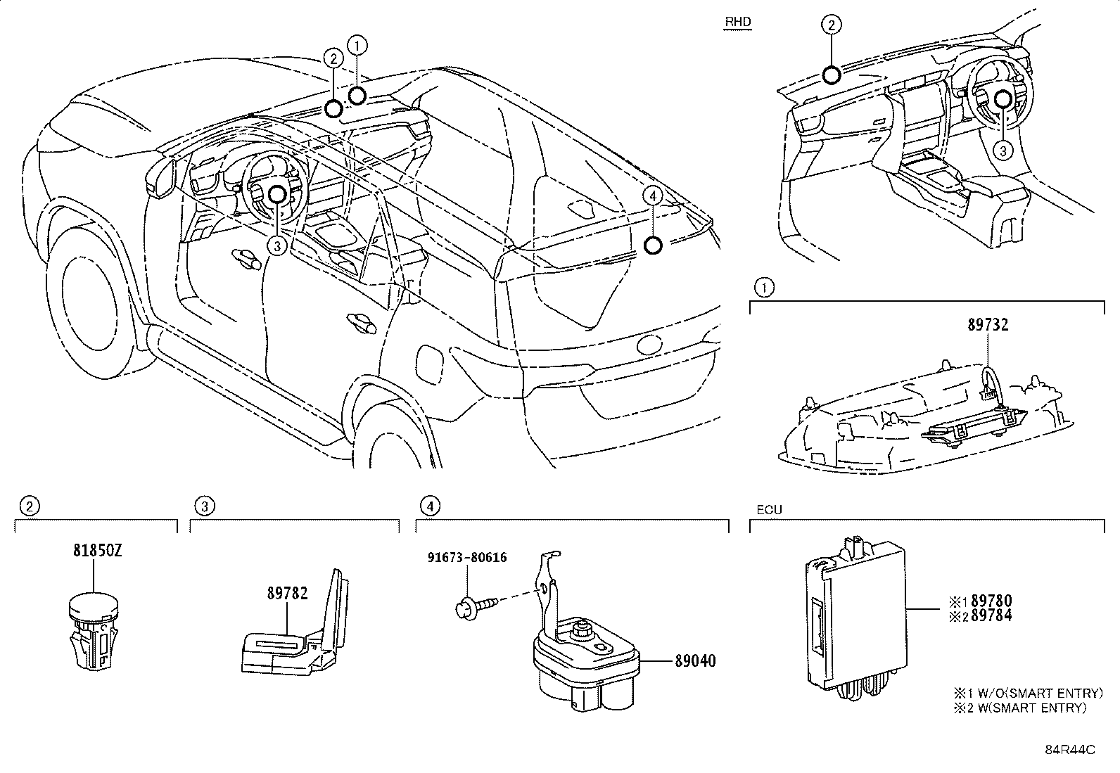 89780-0K142 COMPUTER ASSY, TRANSPONDER KEY product image