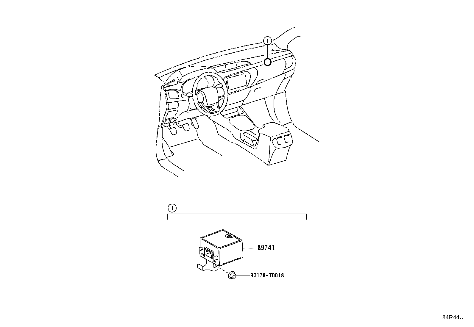 89990-0KP10 COMPUTER ASSY, SMART KEY product image