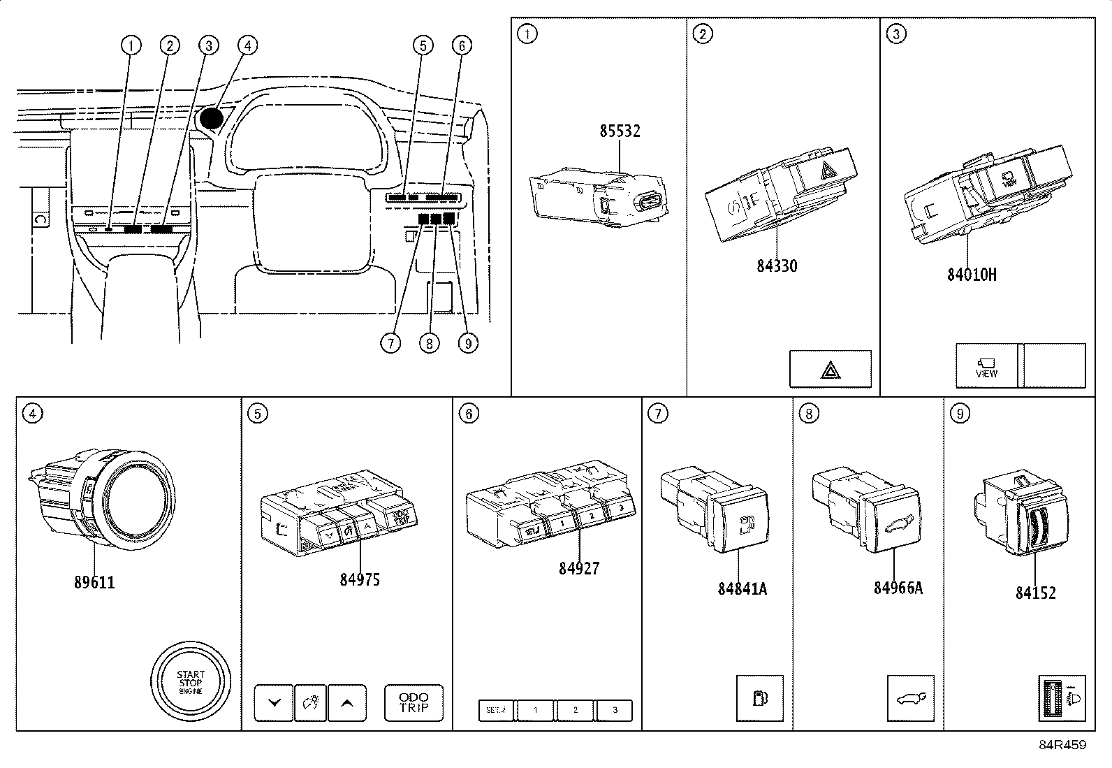 82662-52D40 COVER, RELAY BLOCK, UPPER, NO.1 product image