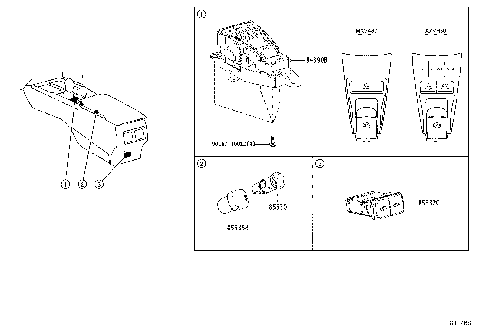 84040-06210 MASTER SWITCH ASSY,MULTIPLEX NETWORK product image