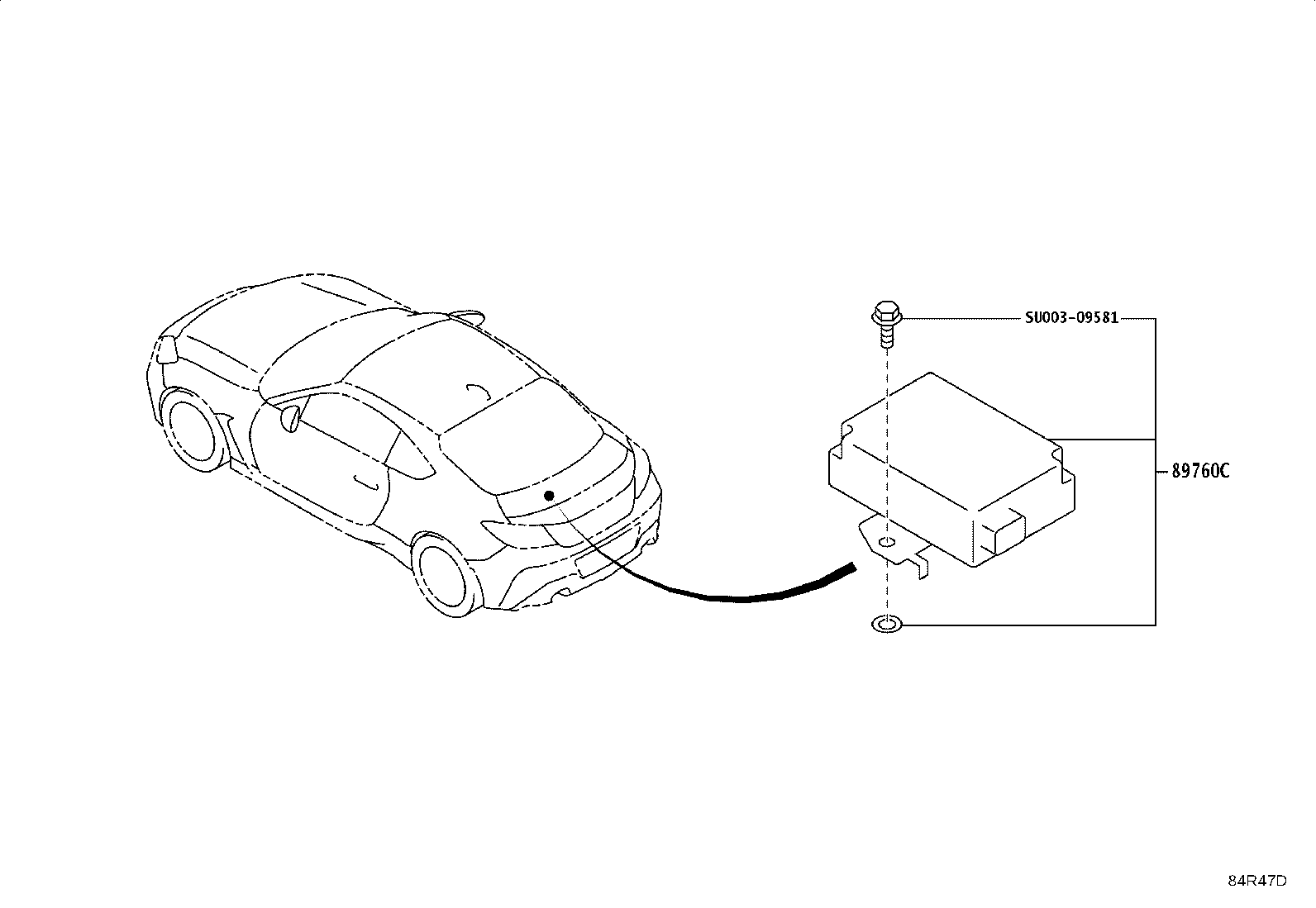SU003-10440 RECEIVER ASSY, TIRE PRESSURE MONITOR product image