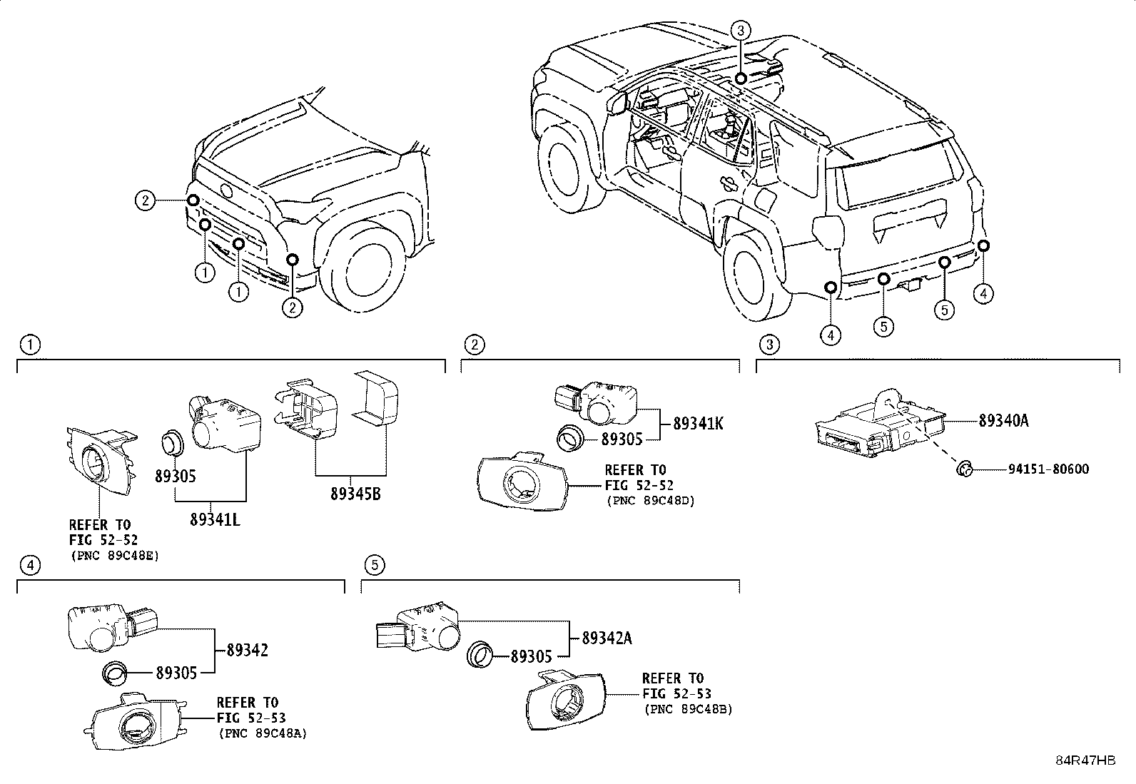 Toyota 89341-K0060-G7 SENSOR, ULTRASONIC, FRONT CORNER