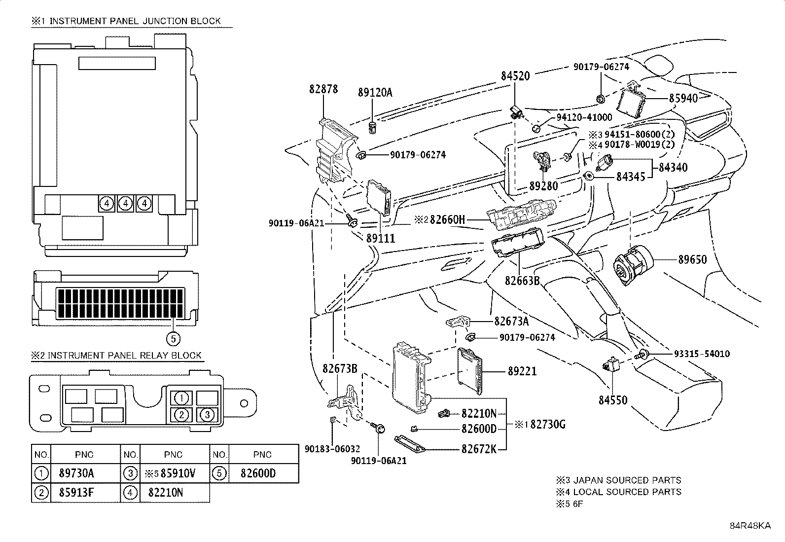 84720-12160 SWITCH ASSY, PATTERN SELECT product image