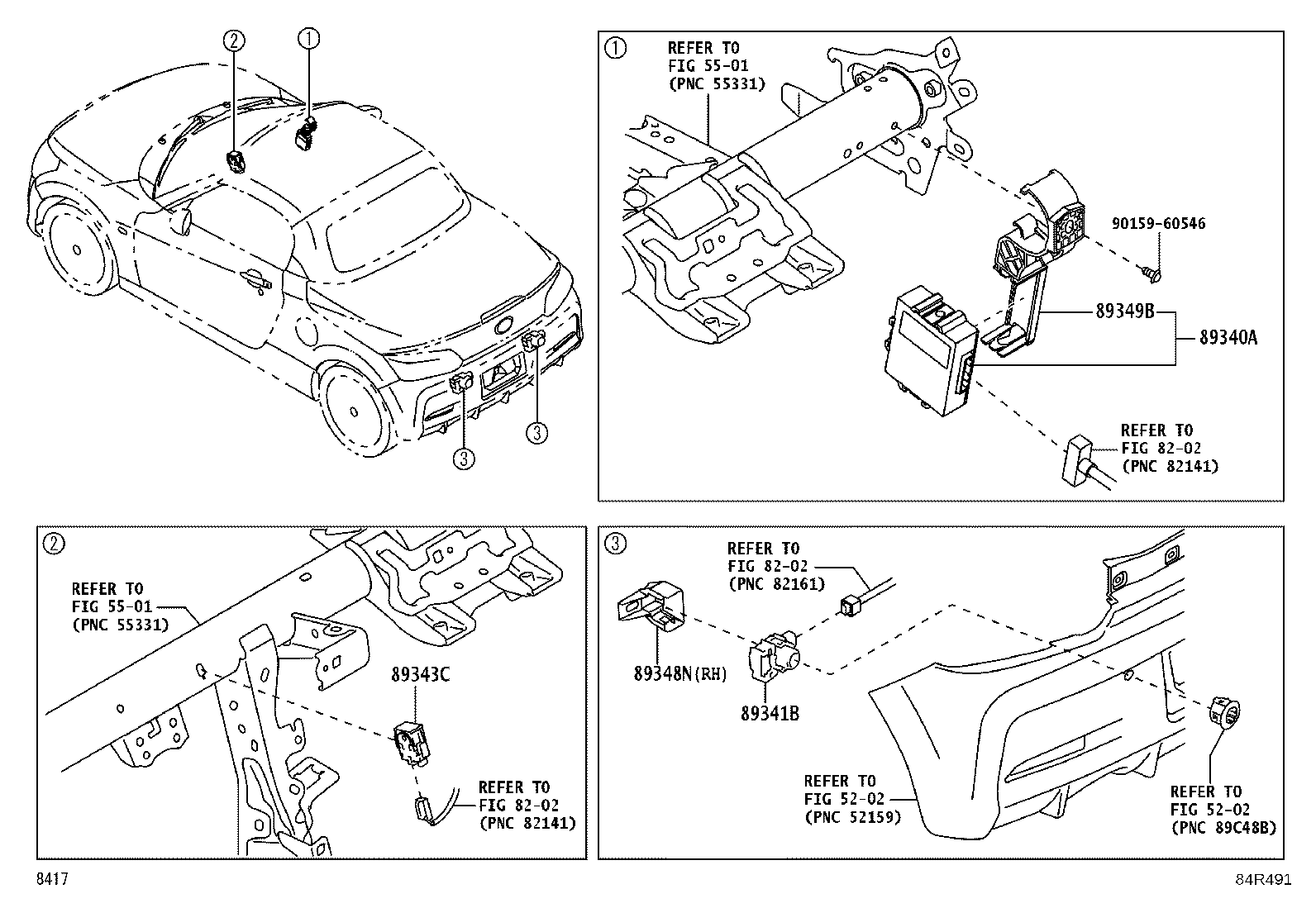 89340-B2290 COMPUTER ASSY, CLEARANCE WARNING product image