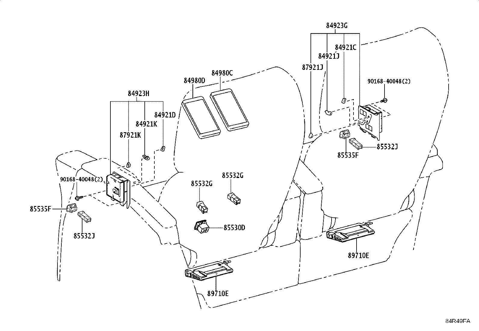 82670-58010 BLOCK ASSY, JUNCTION,  NO.1 product image