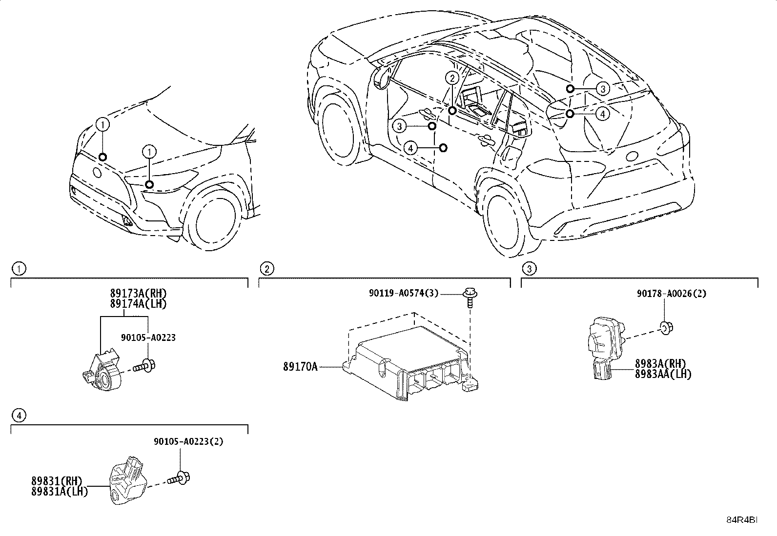 89170-0A200 COMPUTER ASSY, AIR BAG product image