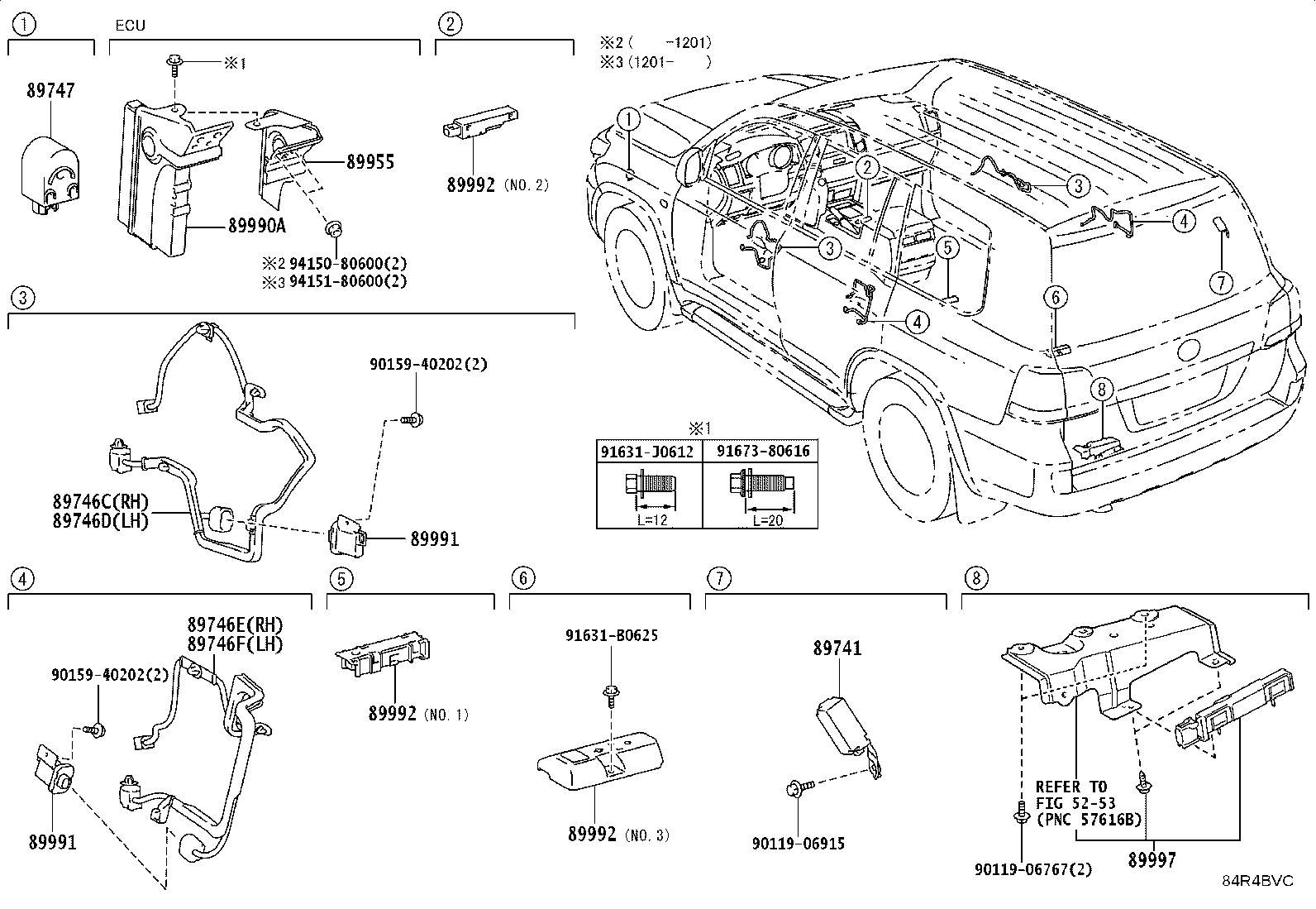 89740-60041 RECEIVER, DOOR CONTROL product image