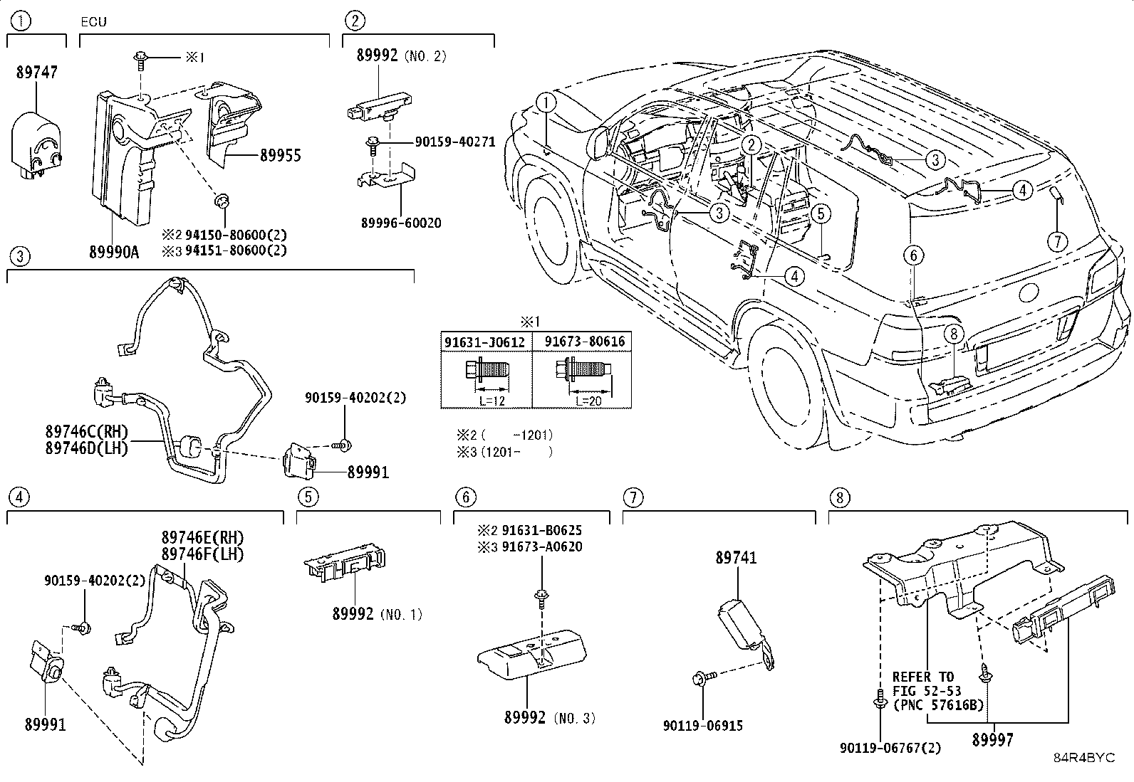 897B0-60060 RECEIVER ASSY, ELECTRICAL KEY & TPMS product image