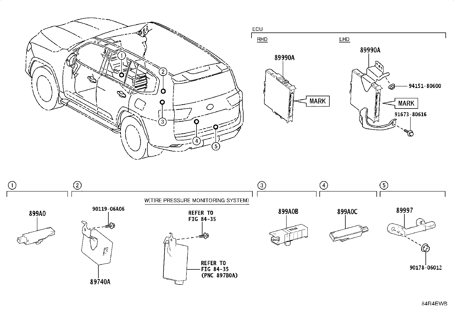 89740-60460 RECEIVER ASSY, SMART DOOR CONTROL product image