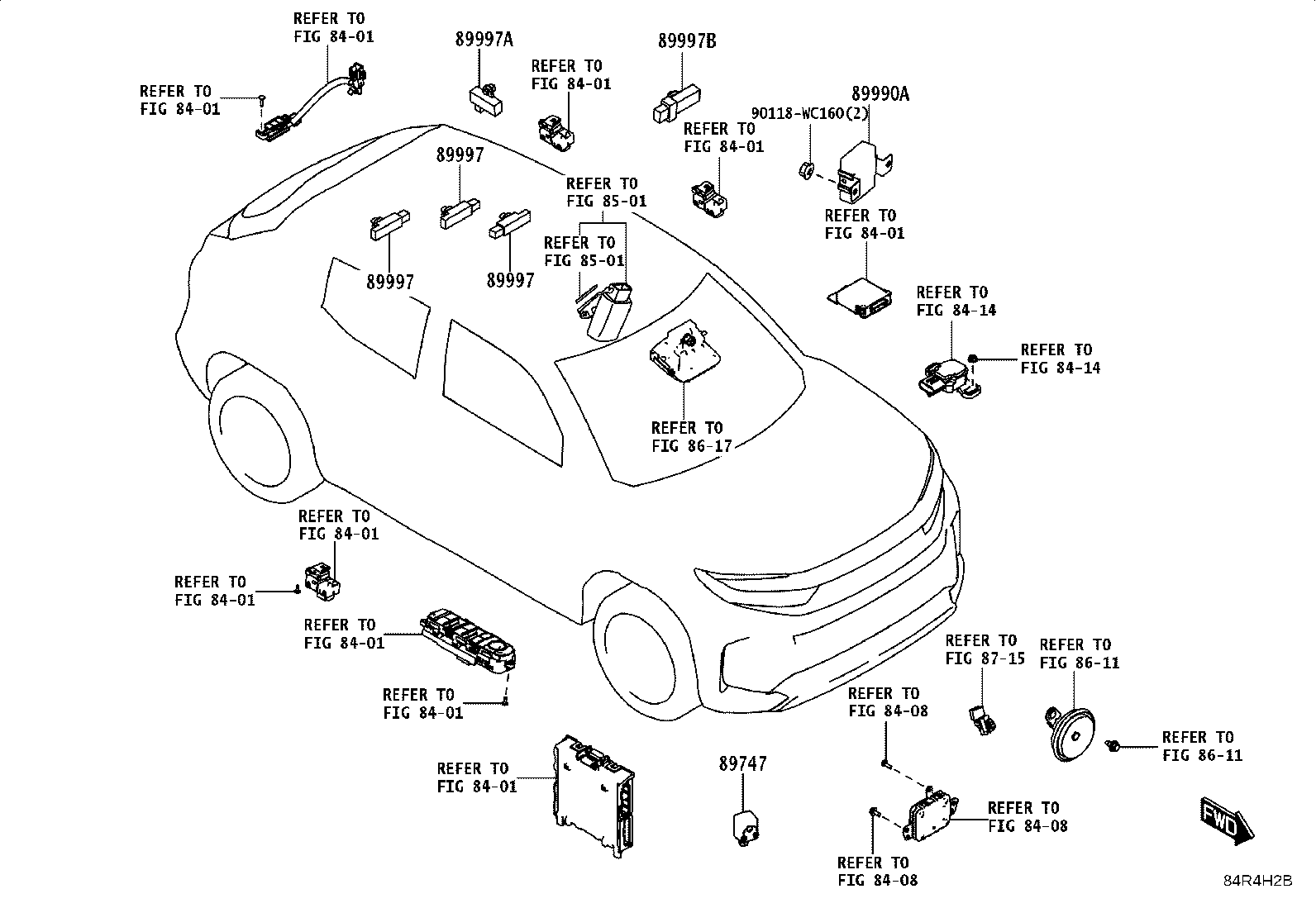 89997-WC010 ANTENNA, ELECTRICAL KEY, NO.2 product image