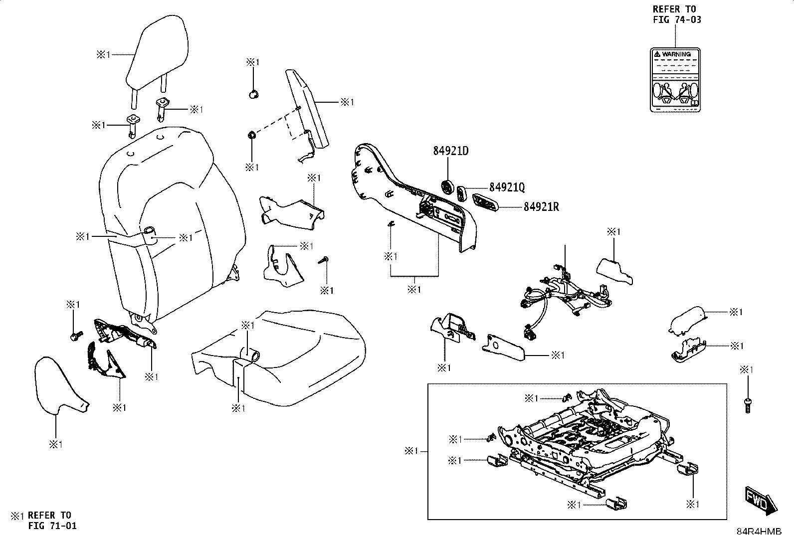 84152-WC005 SWITCH, HEADLAMP LEVELING product image