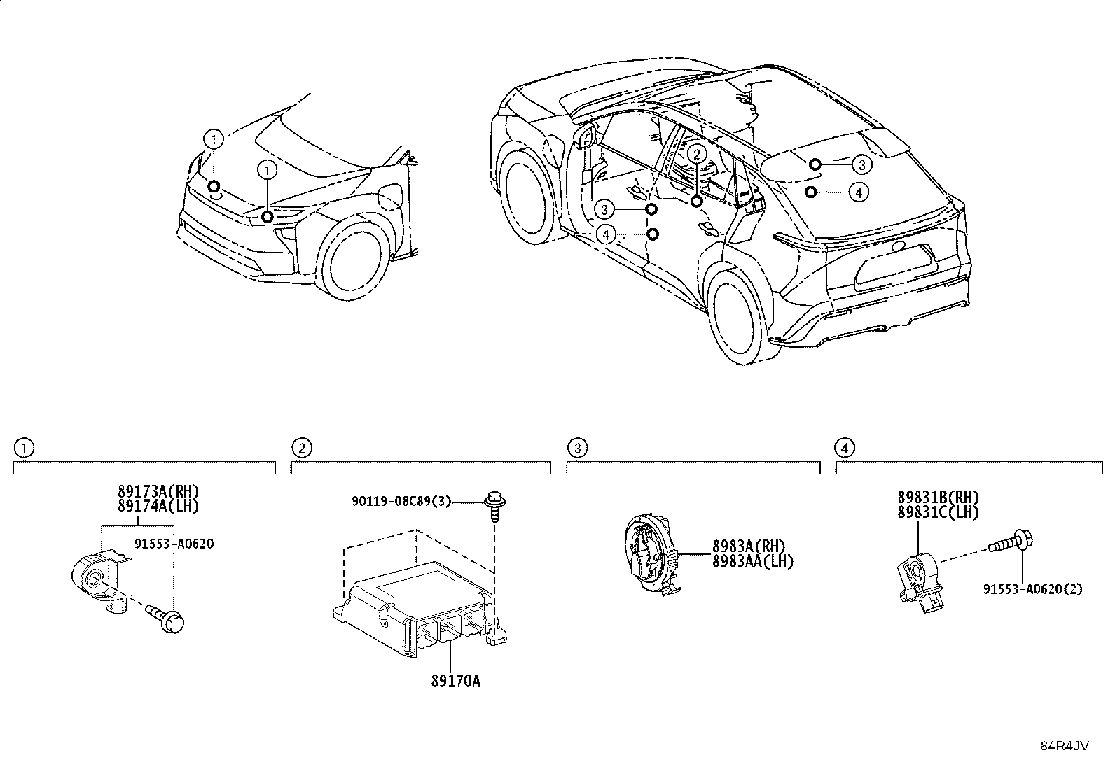89170-42F80 COMPUTER ASSY, AIR BAG product image