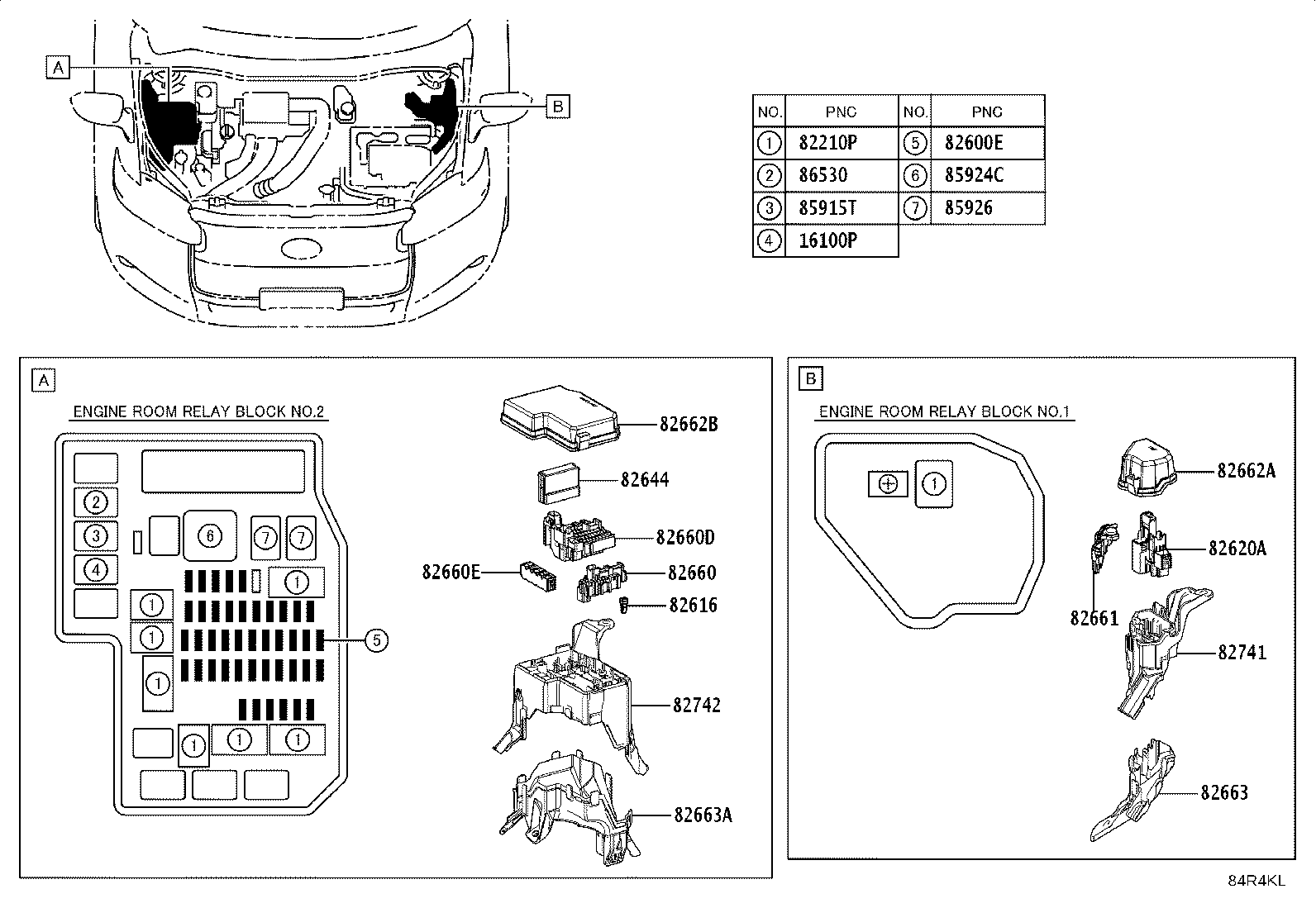 84152-60080 SWITCH, HEADLAMP LEVELING product image