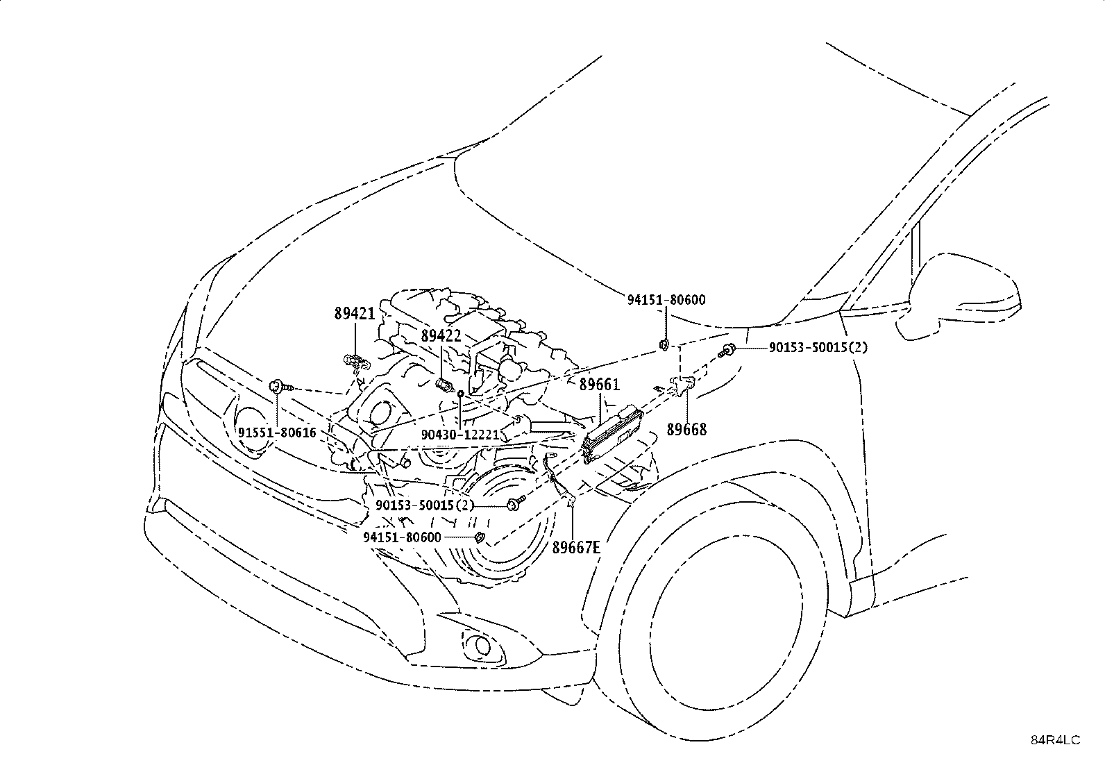 89661-16890 COMPUTER, ENGINE CONTROL product image