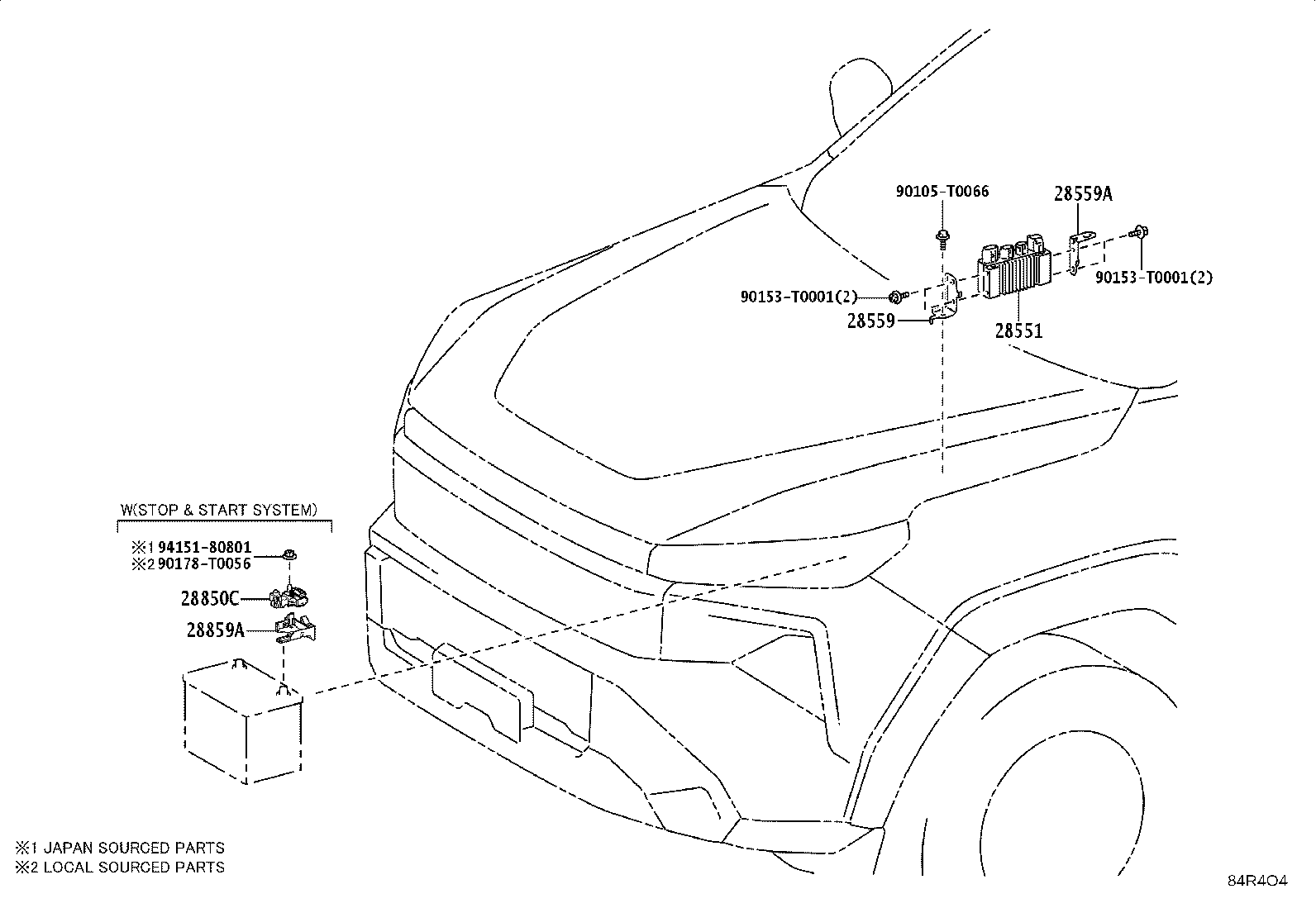82630-0K040 HOLDER ASSY, FUSE product image