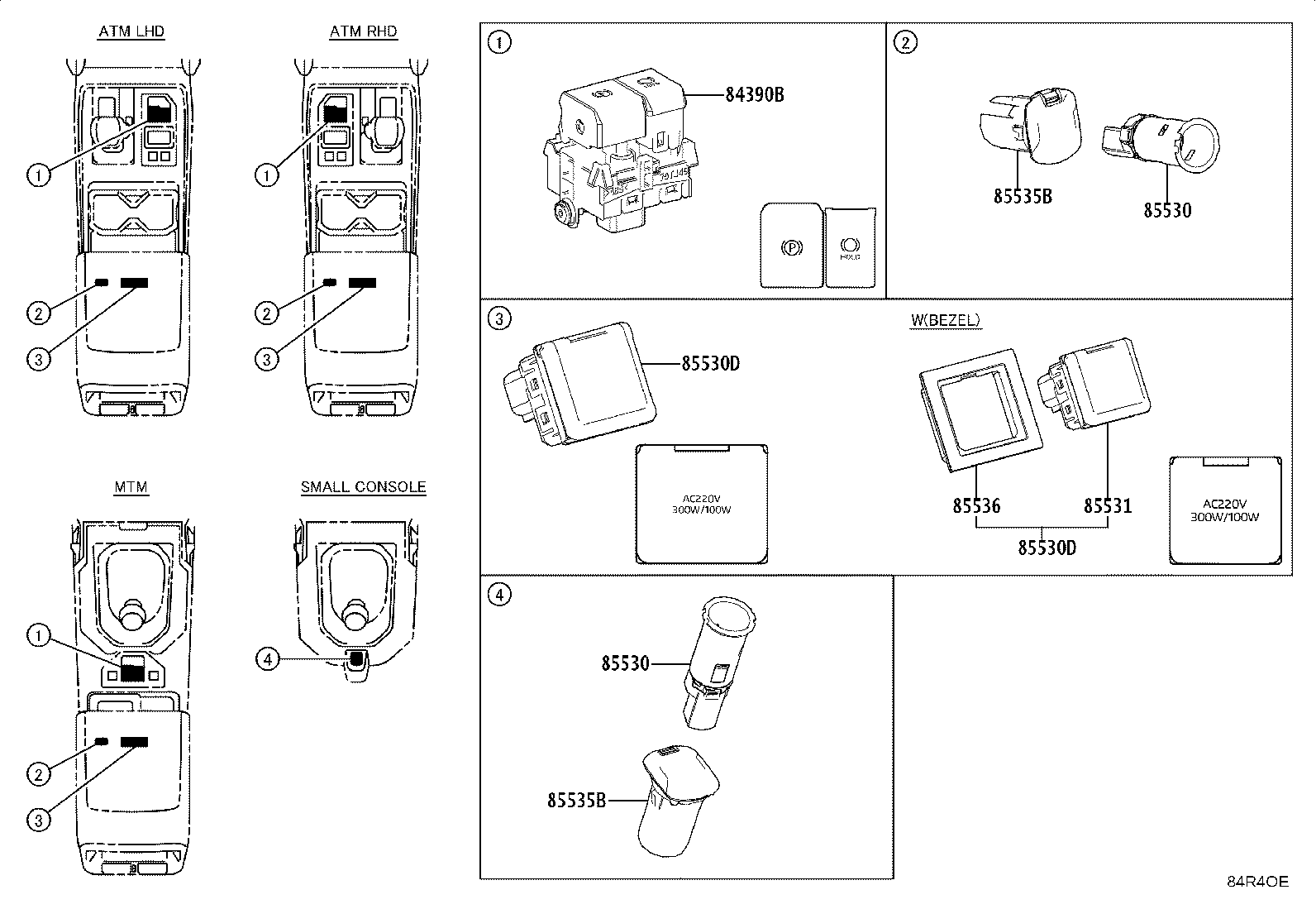 82630-0K040 HOLDER ASSY, FUSE product image