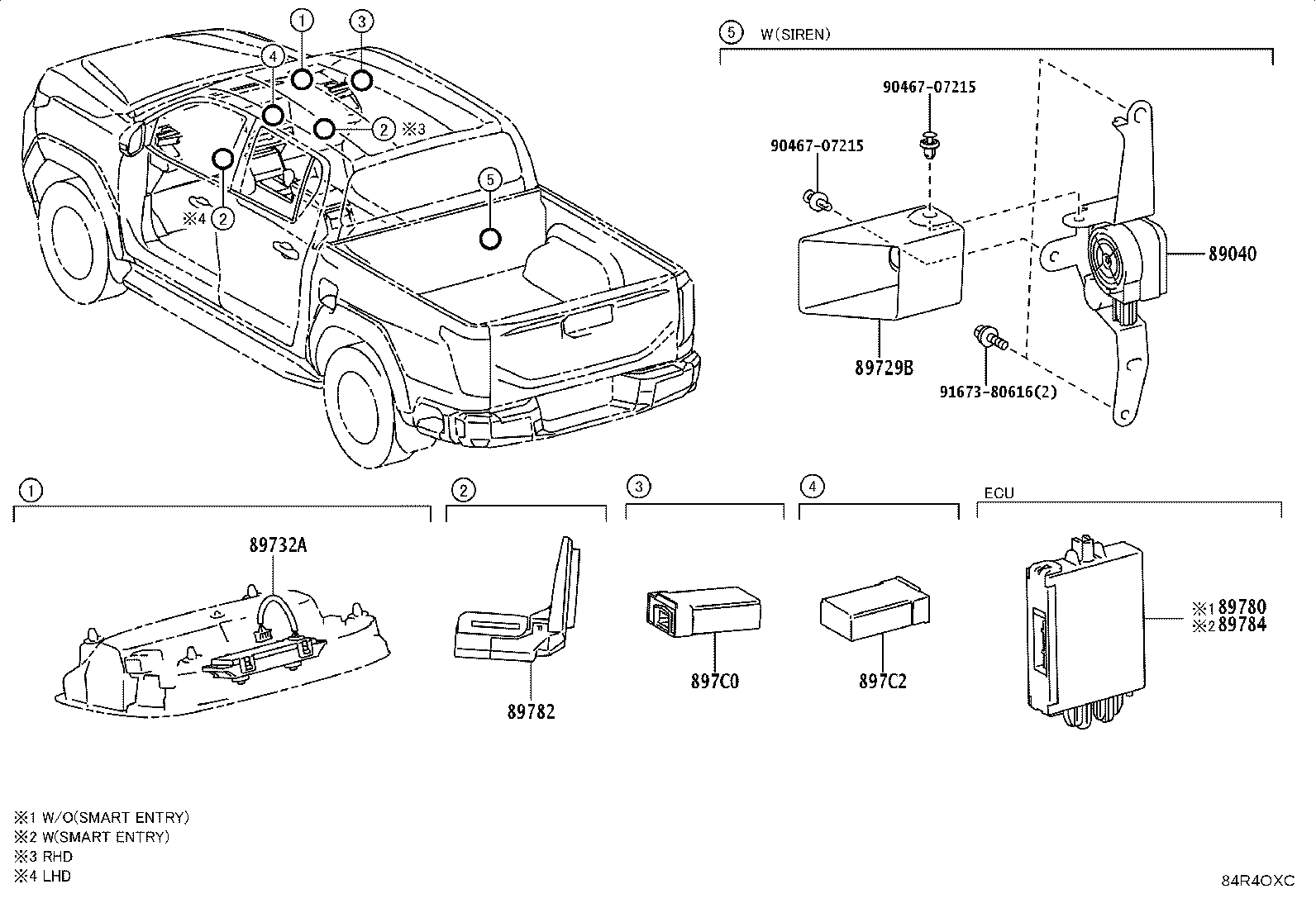 89040-71010 SIREN ASSY, THEFT WARNING product image