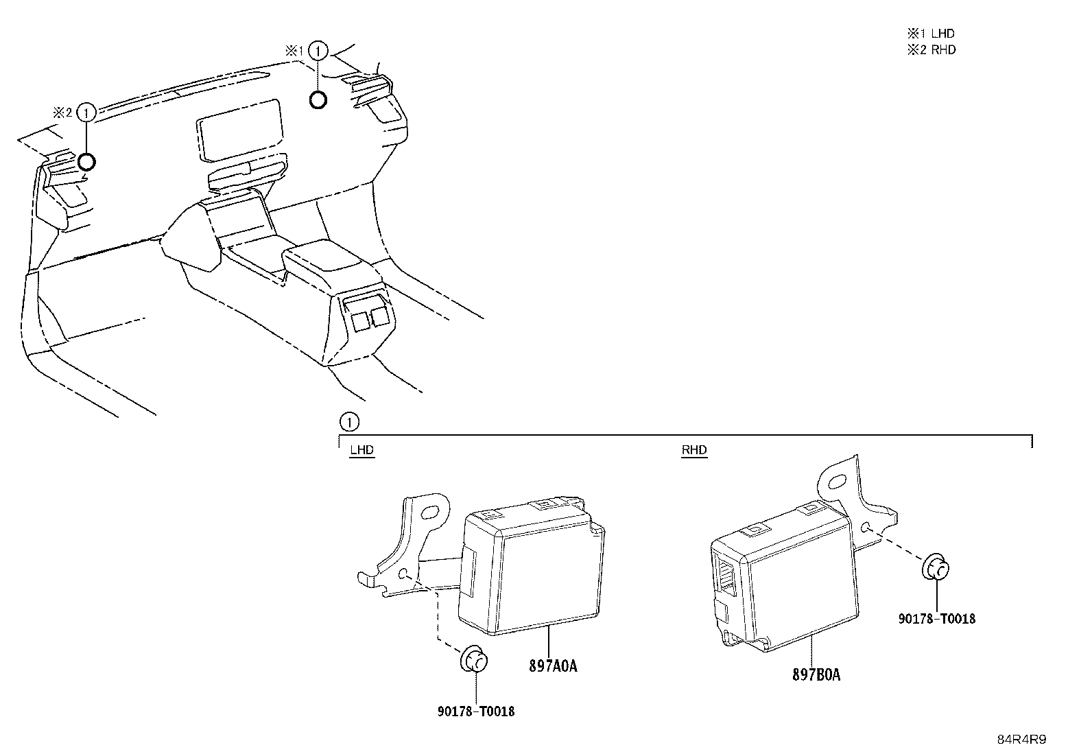 897A0-0K040 RECEIVER ASSY,DOOR CONTROL & TIRE PRESSURE MONITORING SYSTEM product image