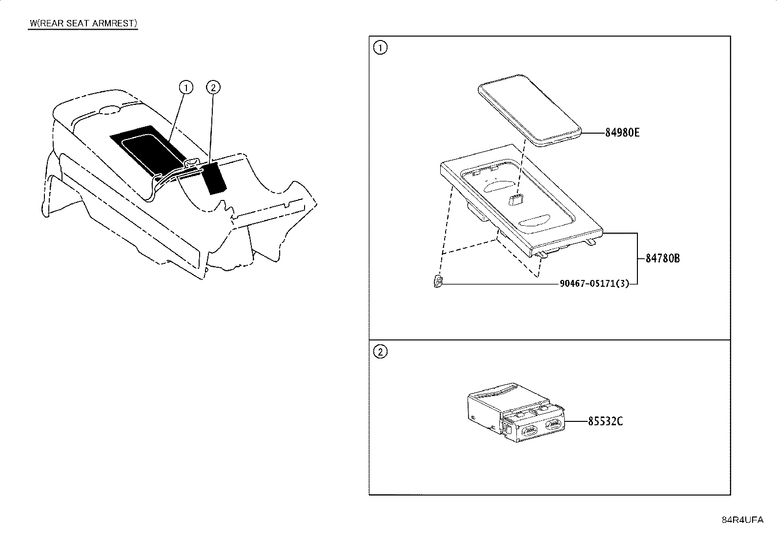 82610-40040 BLOCK ASSY, FUSE product image