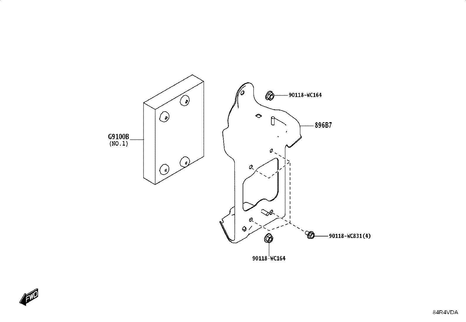 G9100-WC010 Toyota Reference Part product image