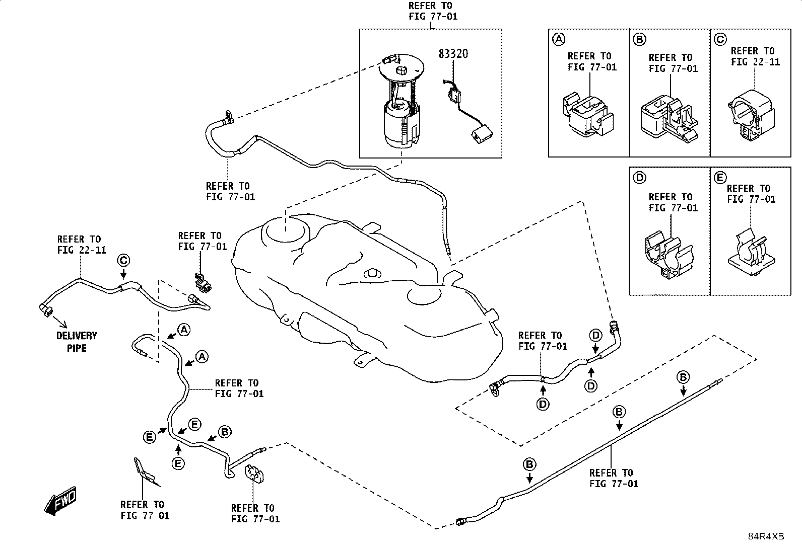 84140-WC021 SWITCH ASSY, HEADLAMP DIMMER product image