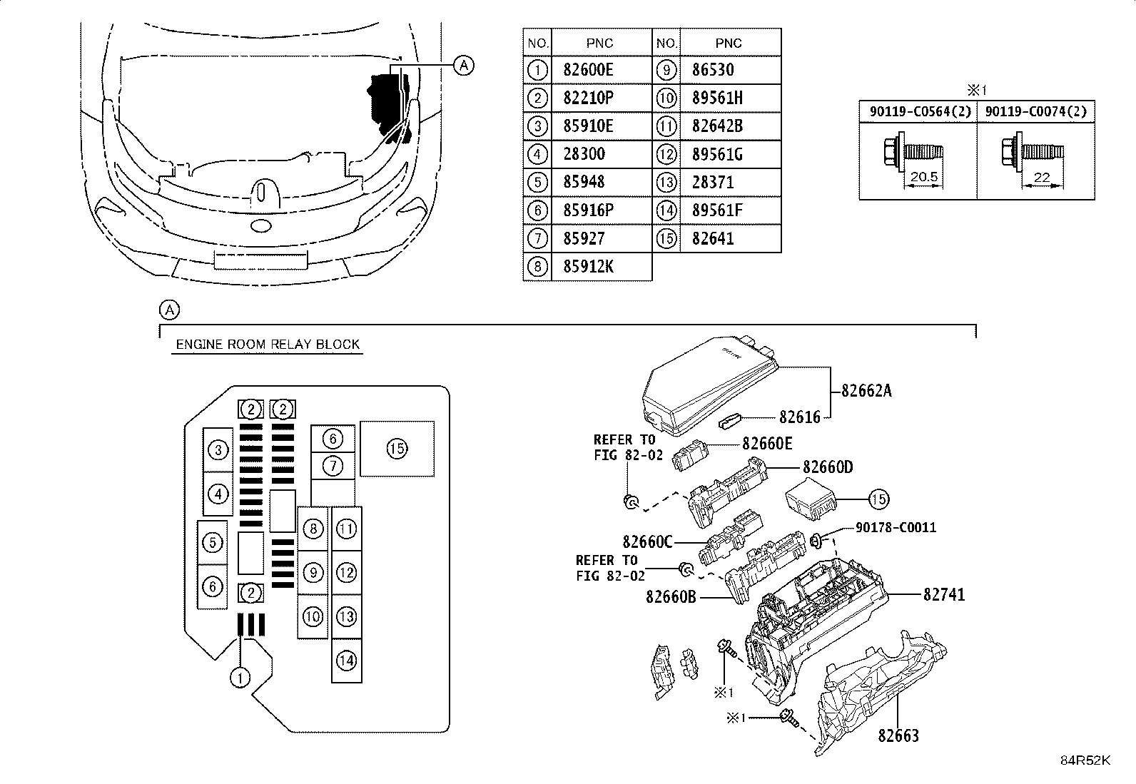 84040-0R150 SWITCH ASSY, LUGGAGE COMPARTMENT DOOR OPENING product image