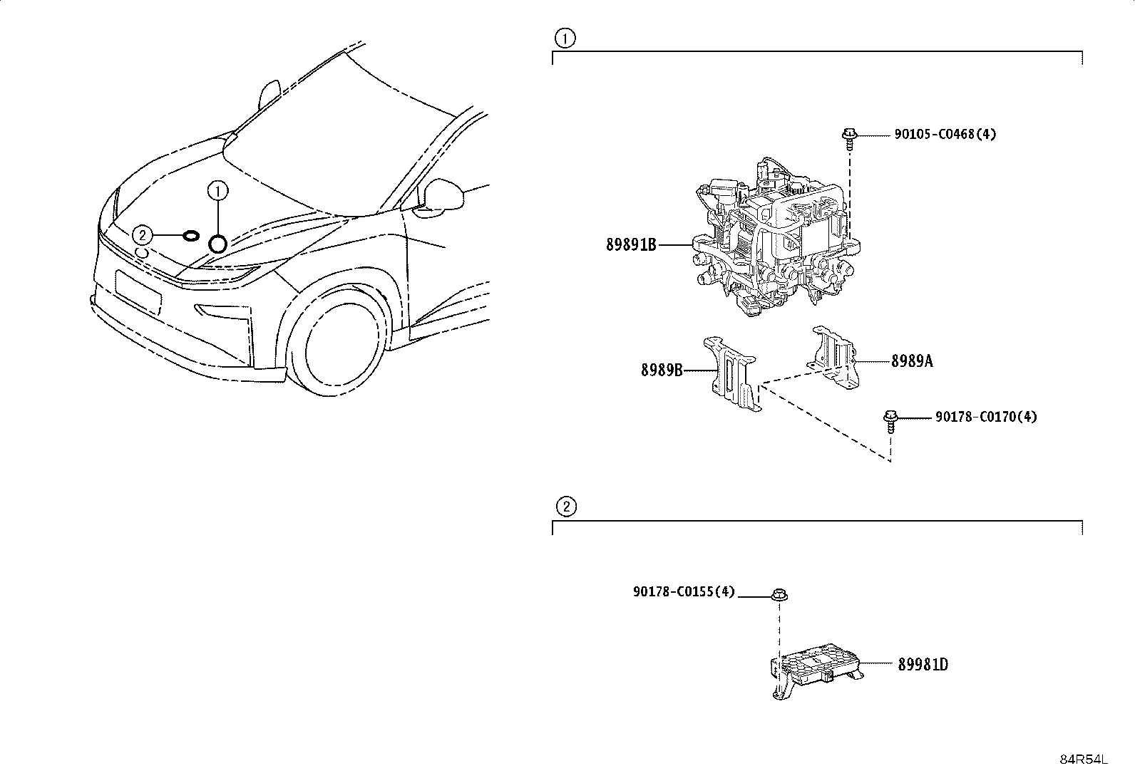 89661-YL012 Toyota Reference Part product image