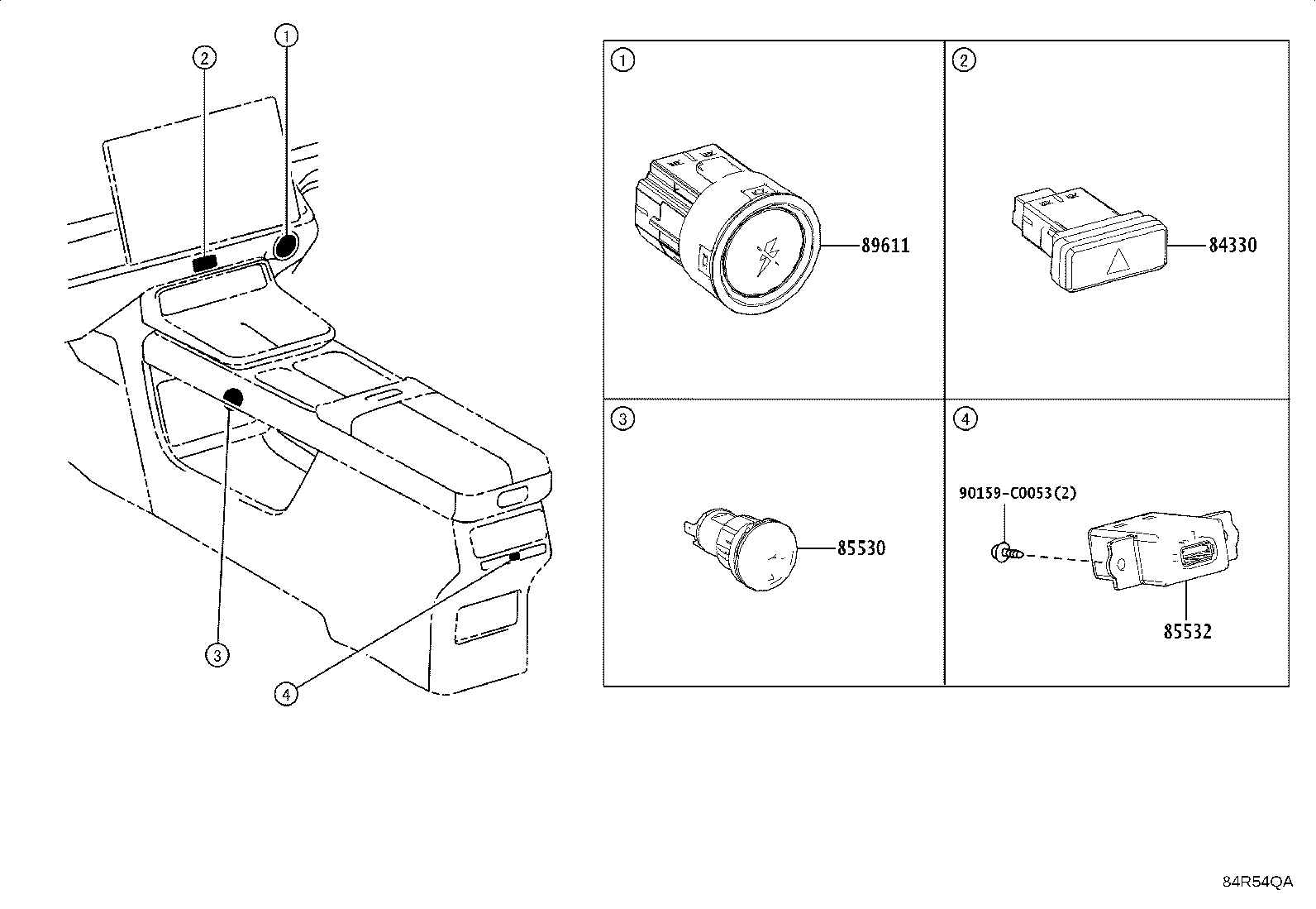 89237-YL070 BRACKET, COMPUTER UNIT product image