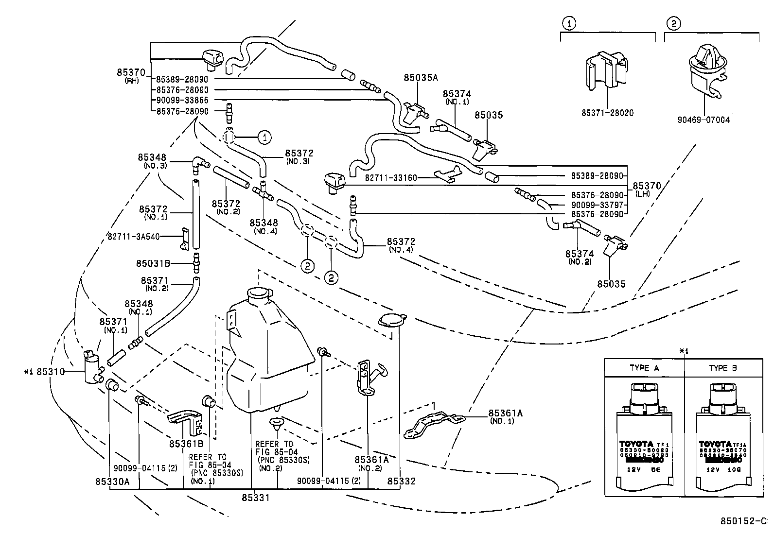 85315-28040 JAR SUB-ASSY, WINDSHIELD WASHER product image