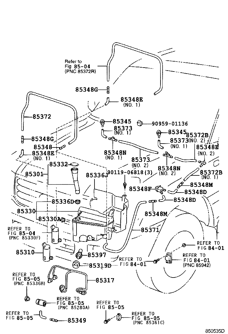 85325-60150 JAR ASSY, WINDSHIELD WASHER product image