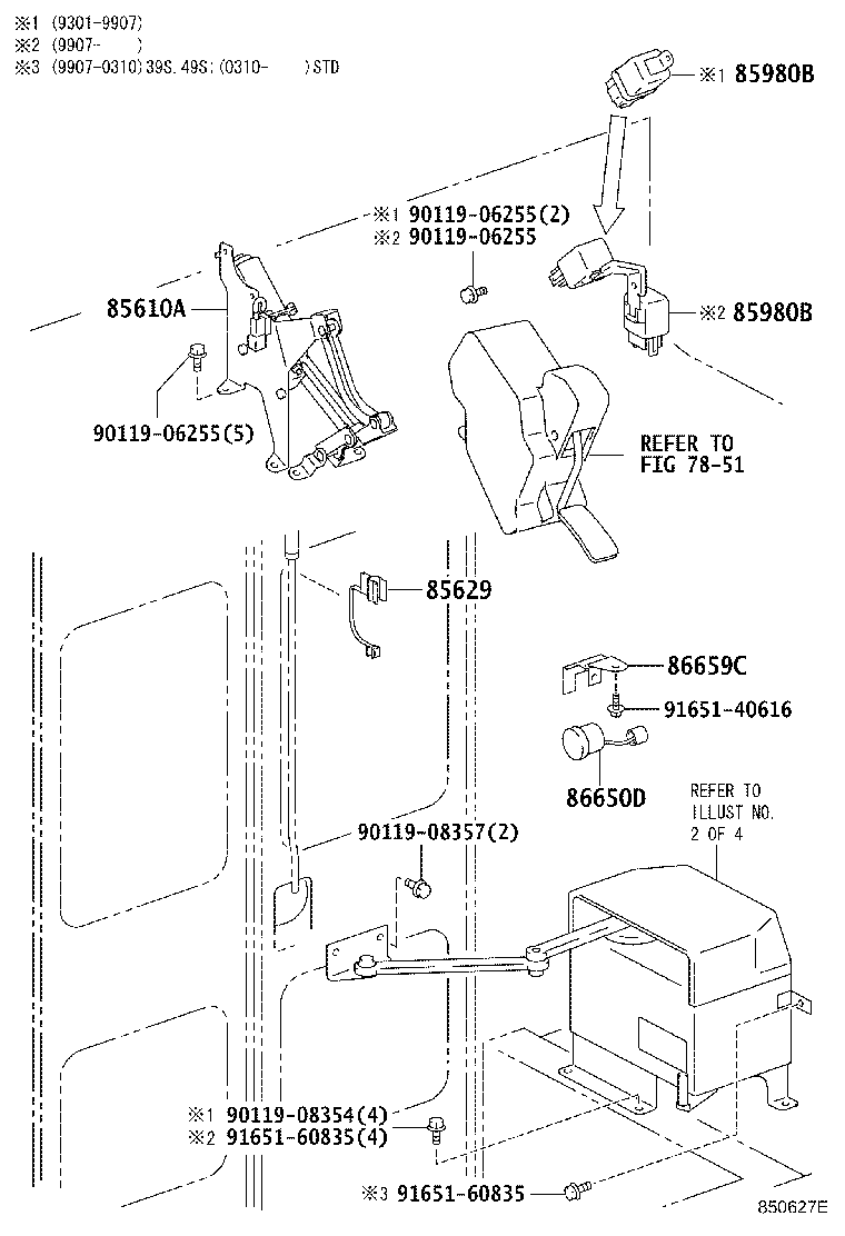 85620-36290 MOTOR ASSY, AUTOMATIC DOOR REGULATOR product image