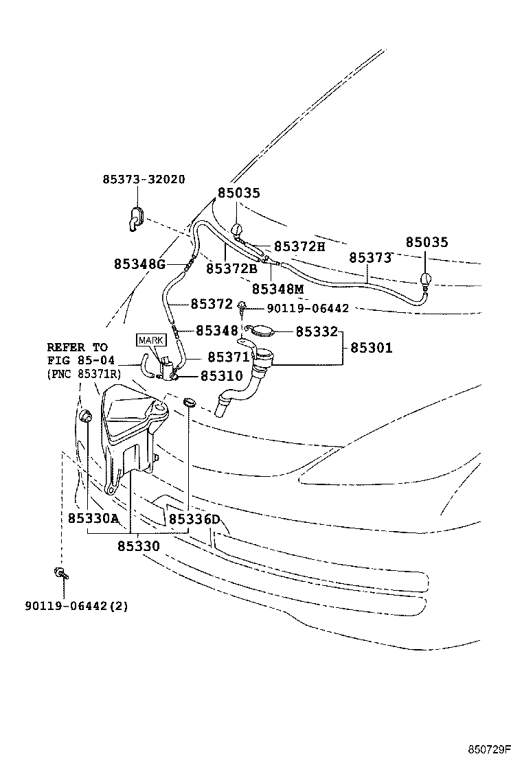 85301-28010 INLET SUB-ASSY, WASHER product image