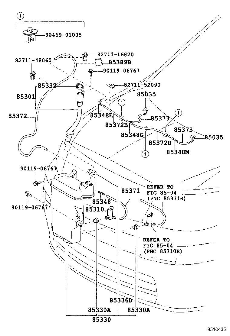 85301-58010 INLET SUB-ASSY, WASHER product image