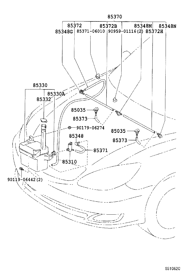 90069-50002 BUSH, WINDSHIELD WASHER JAR product image